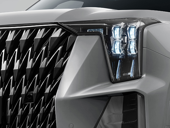 LED-оптика GAC GS8 крупным планом